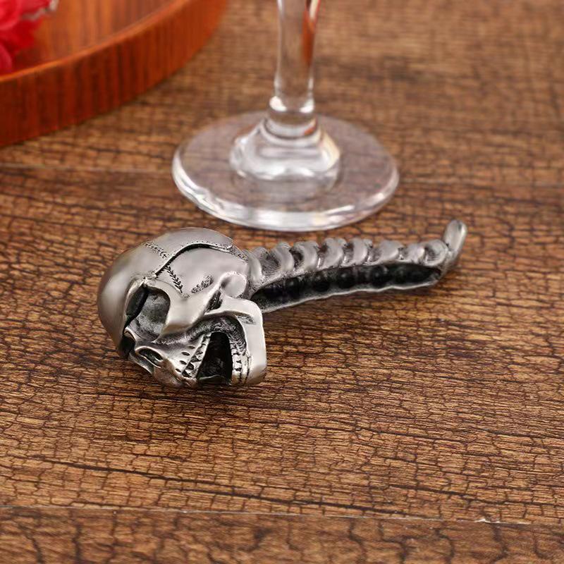 Alloy Skull Bottle Opener - Creative Halloween Prank Beer Can Opener