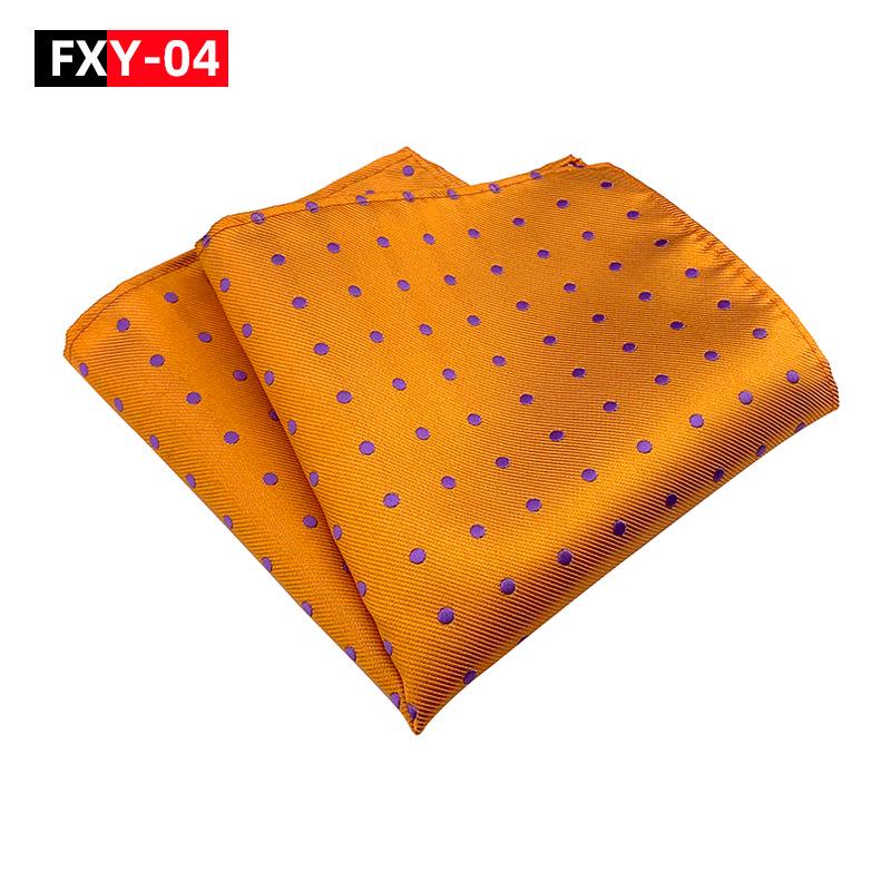 Men's Polka Dot Pocket Square Handkerchief - Stylish Suit Accessory