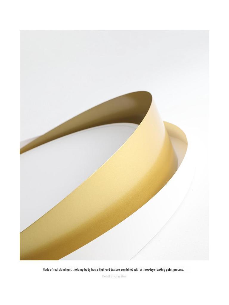 Modern Nordic LED Ceiling Light - Minimalist Round Design for Master Bedroom