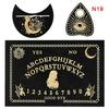 Wooden Divination Pendulum Board Engraved Magic Board Ouija Board Metaphysical