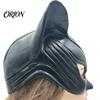 Cool Black Costume Mask Halloween Catw Woman Mask, Cat Eye Soft Latex Leather Accessory for Masquerade Superhero Cosplay Party Glossy