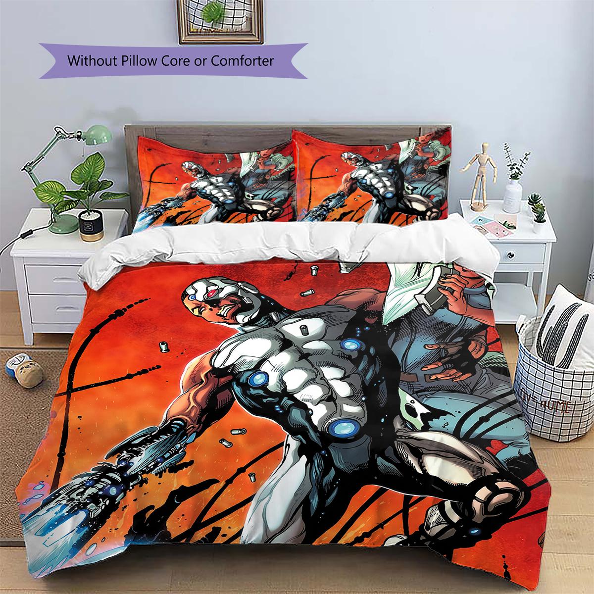 

Cyborg Printed Bedding Set Duvet Cover Pillowcase No Filler, Soft Home Bedroom Decor, Perfect Gift for Fans.chl 135x200cm