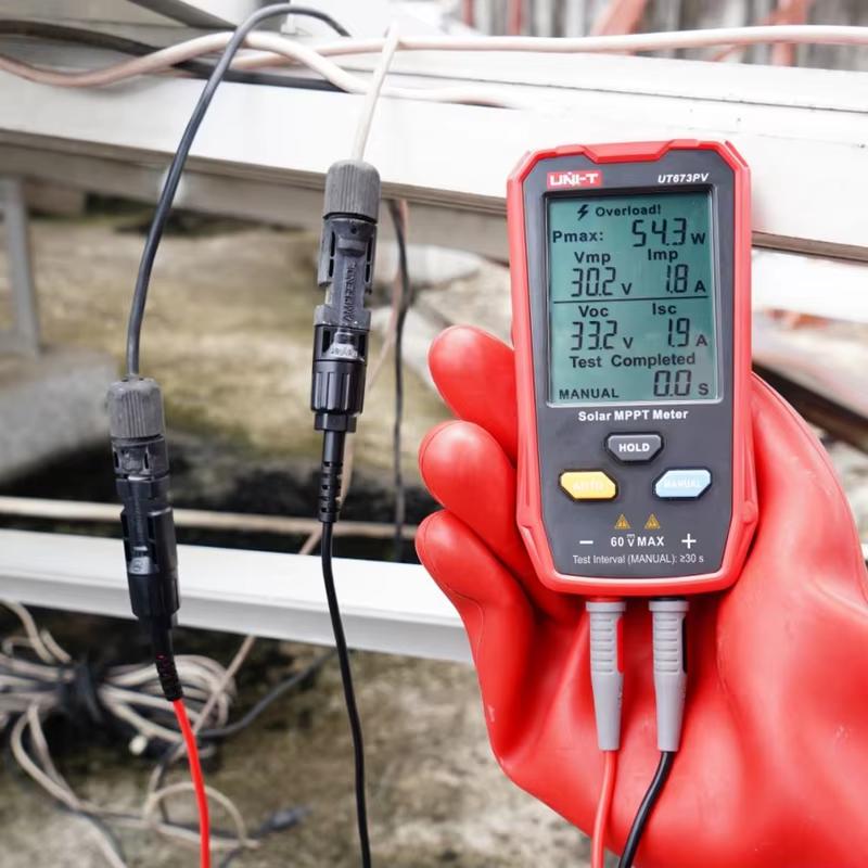 UNI-T UT673PV Solar Panel Tester Solar MPPT Meter Maximum Photovoltaic Power Pmax Vmp Lmp Voc Lsc PV Solar Panel Multimeter