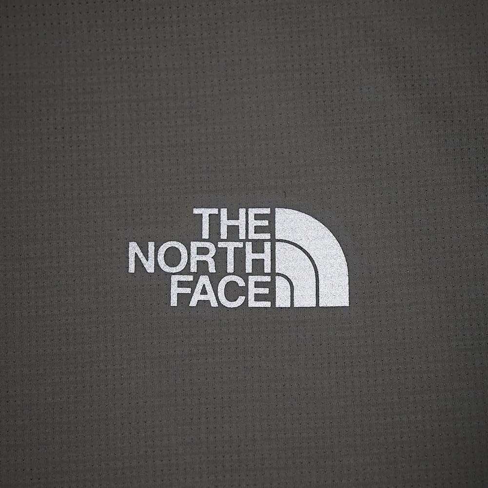 The North Face Short Sleeve GTD Melange Crew Grayish Size L Men's Jacket, Moisture-Wicking, Quick-Drying, Antibacterial, Odor-Resistant, Breathable,