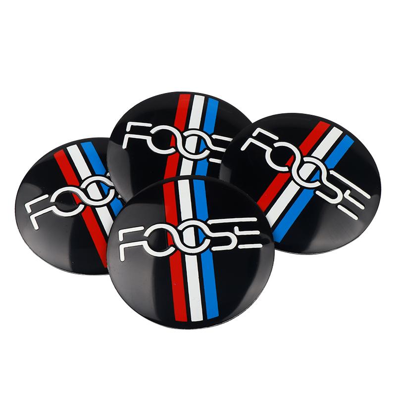 

3D Car Aluminum Emblem Car Wheel Center Hub Cap Dust Cover Sticker For Ford Focus MK2 MK3 Ranger Fiesta S MAX Mustang Kuga FOOSE