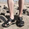 Fashion Breathable Shoes for Men Non-slip Beach Genuine Leather Adult Trend 2025 Stylish Styles Color New Summer Low Price Man Sandals