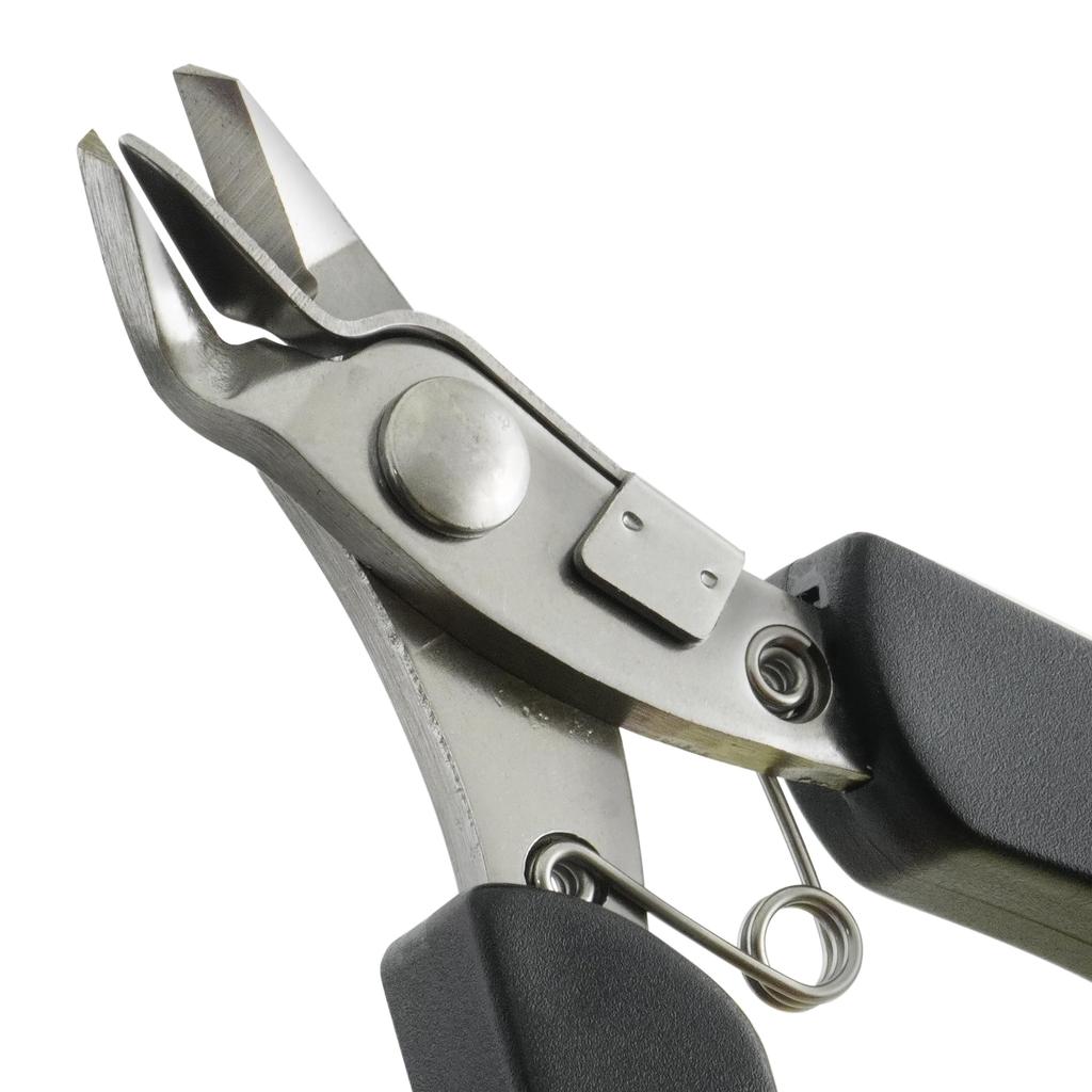 Bigman Stainless Steel Hobby Nippers with Dust Catch for for Plastic Models and Crafts Plastic, HT-02S,