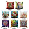 DIY Diamond Pillow Case DIY Resin Painting Kit Mosaic Pillow Cover Sofa Decor