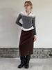 Teuwi Pridil Basic Long Skirt (Belt Set)