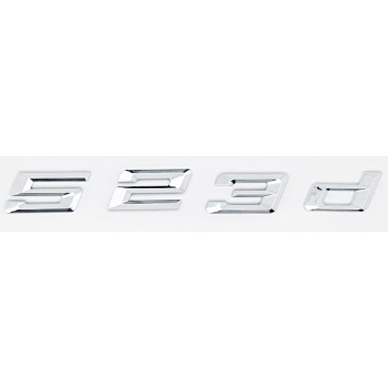 Car 3D ABS Trunk Letters Logo Badge Emblem Decal Sticker For BMW 5 Series 520d 525d 528d 530d 535d 540d E39 E60 E61 F10 F11 G30