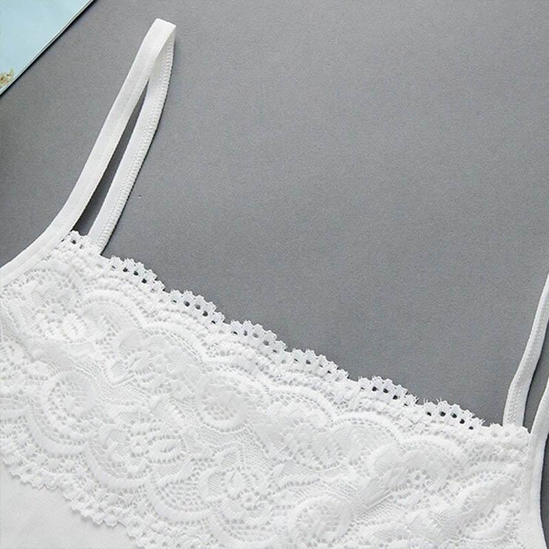 Plus Size 100kg Suspender Tank Top for Women's Bottom Wear Slim Camisole Summer Thin Lace Sexy Vest Sling