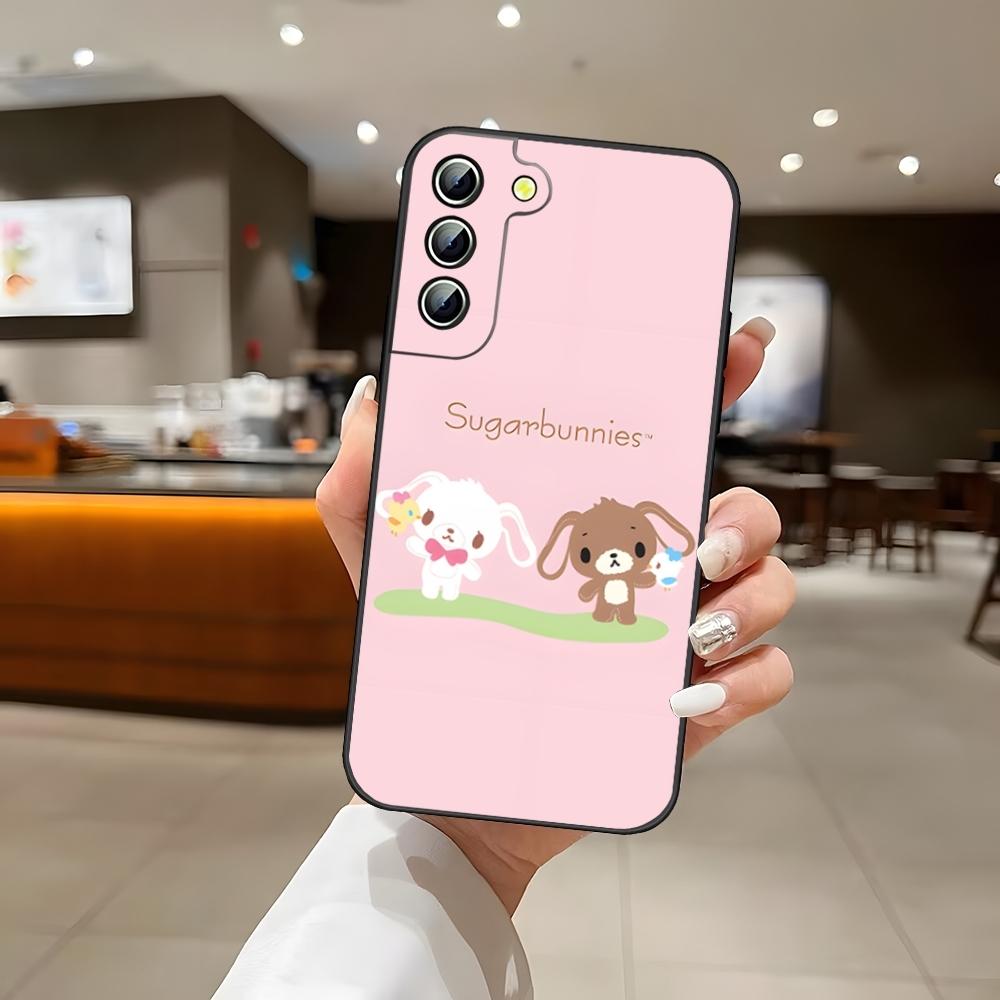 

Cartoon S-Sugarbunnies Cute Phone Case For Samsung S24 Ultra S22 S23 S25 S20 Fe S21 Plus A54 A34 A16 A53 Back Cover Samsung s24fe