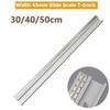 Width 45mm Table Saw Part with Scale Saw Table Tools Scribing Woodworking Miter Track  Limiter Tool