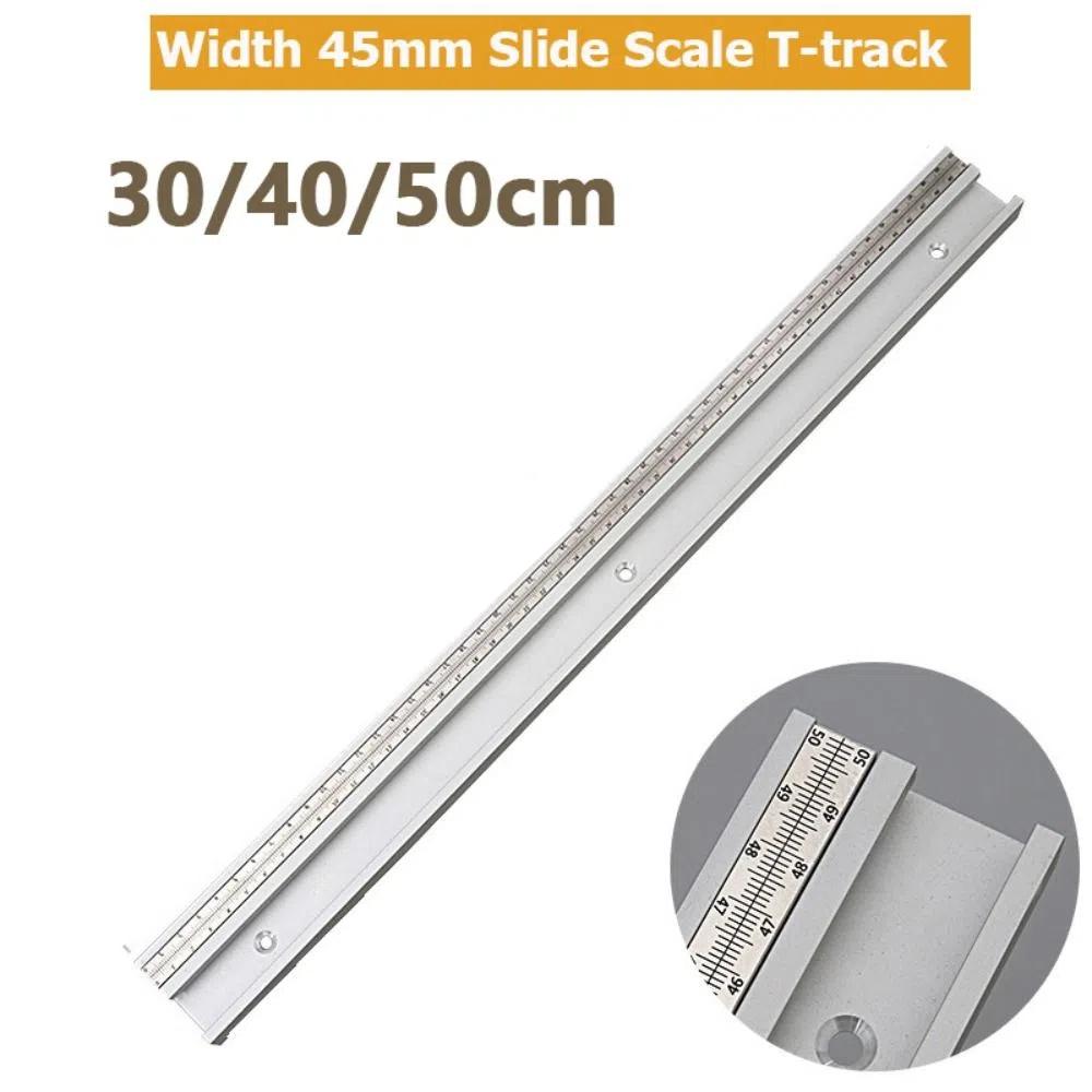 Width 45mm Table Saw Part with Scale Saw Table Tools Scribing Woodworking Miter Track  Limiter Tool