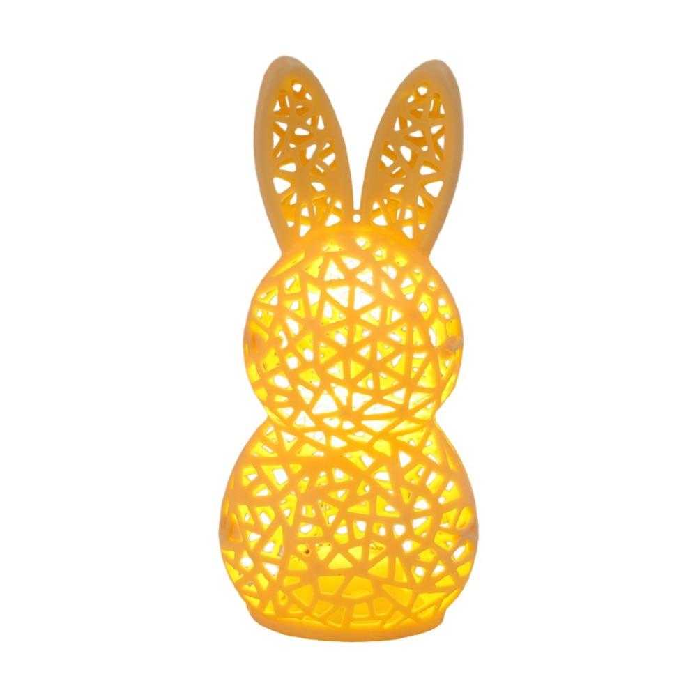 

Cartoon Easter Atmosphere Light Plastic Hollow Rabbit Decorative Festive Atmosphere