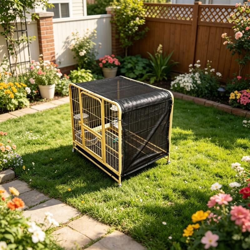 Außenkennel Sonnenschutzabdeckung Haustiergehege Sichtschutz für Haustiergehege und Geflügelunterstand, Sonnenschutz-Gewebe für Seiten- oder Dachbeschattung