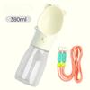 Water Bottle Pet Feeder Portable Dog Water Bottle With Food Cup For Small Large Dog Cats Outdoor Walking Drinking Feed Dispenser