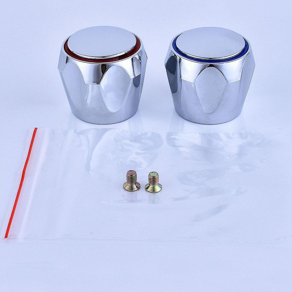 2PCS Faucet Handle Plastic Material TOP HEAD COVERS