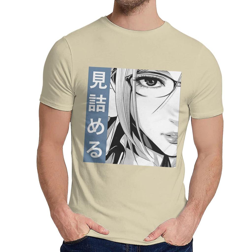 Man S O Neck Prison School Meiko Shiraki Stare Hip Hop T Shirt