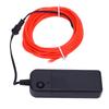 El Wire, 16.4ft Neon 360 Degrees  Cutta Light String Lights, Electroluminescent Neon Strobe Light, Batt Y Op Ated LED Lights for Party, Halloween, D