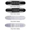 Comfortable Adjustable Elastic Non-Skid Breathable Lightweight Waist Belt Steel Stays for Yoga Fitness Training Core Stability