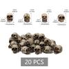 20PCS Miniature Resin Pumpkins Mini Skulls Ghost for Decorating Halloween Party Gifts Home Garden Decoration Craft DIY