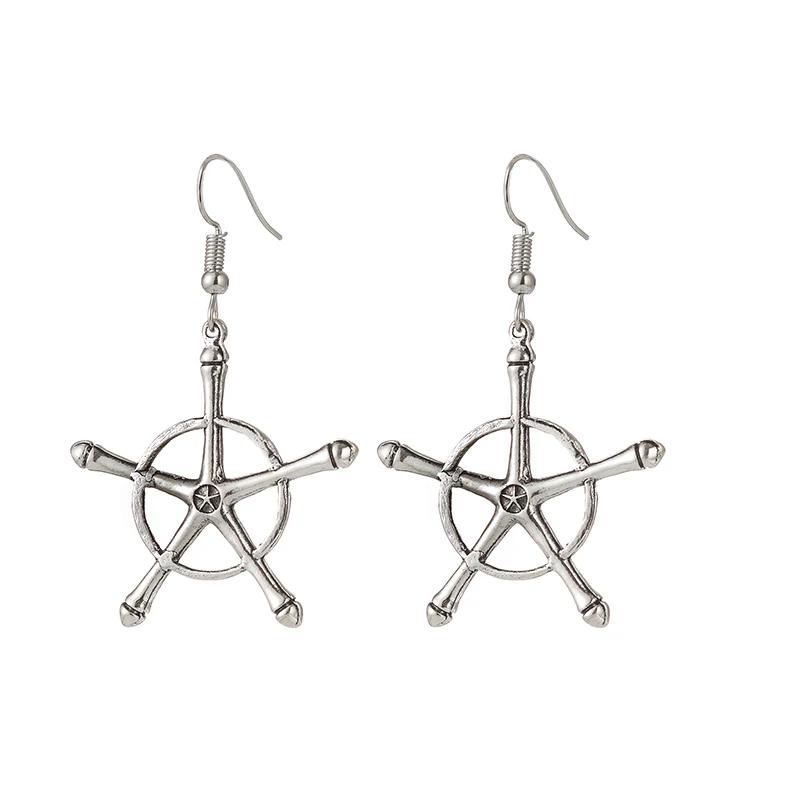 Anime Bleach Halsband Quincy Ishida Uryuu Cosplay Ginrei Gojiaku Amulet Alloy Choker Chain Nyckelring Hänge Smycken Presenter