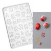Flower Nail Art Silicone Mold 3D Butterfly Embossing Gel Print Stencil Nail Carving Template Tool for DIY Nail Art Decors