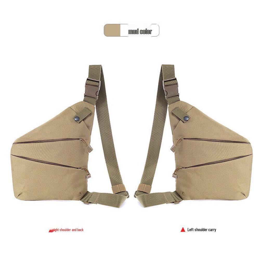 Men's Outdoor Tactical Crossbody Chest Bag: Multifunctional, Anti-Theft, Single Shoulder Holster