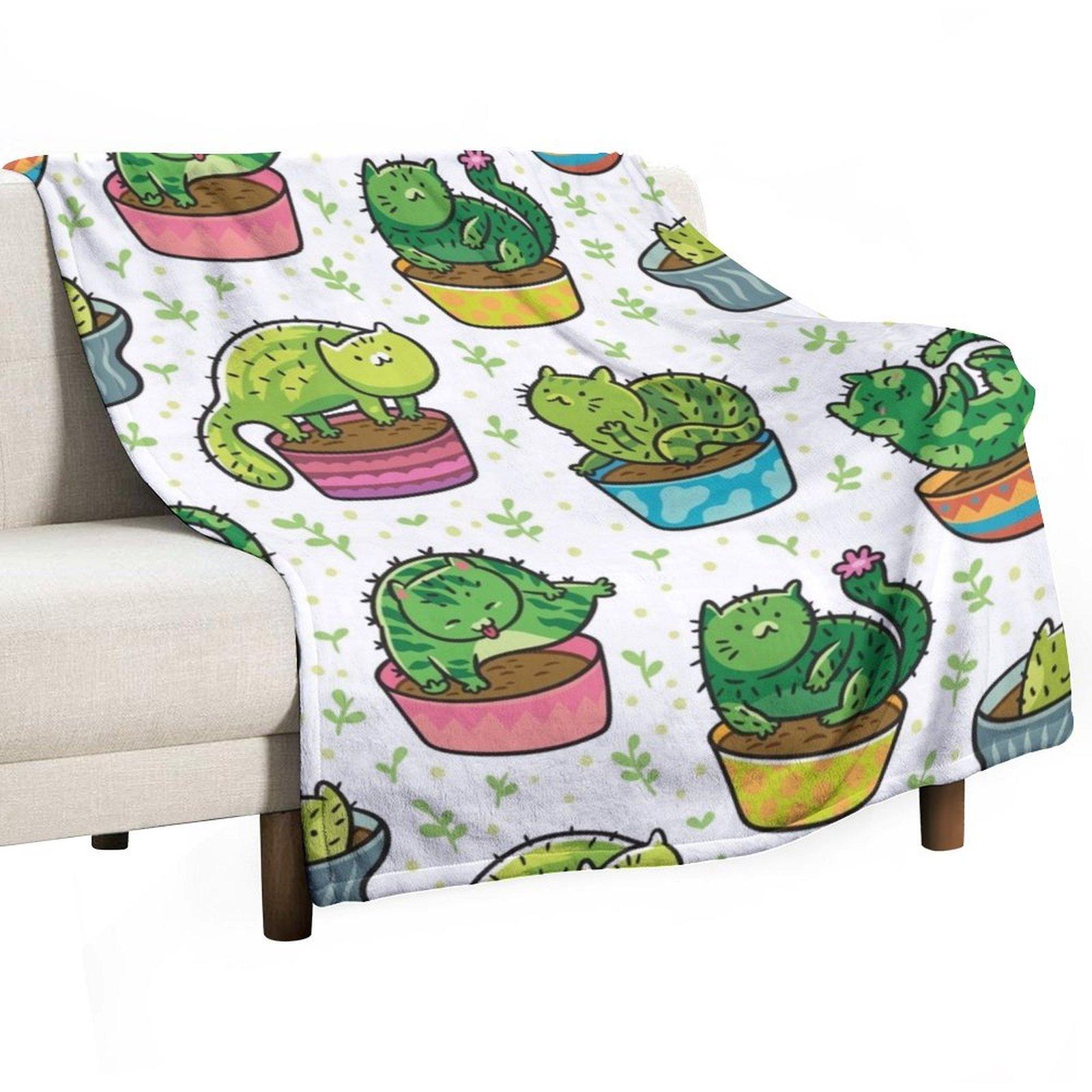 

Ккактус Плед Мягкий Большой Термо для Путешествий Самые Мягкие Теплые Пледы 30x40in