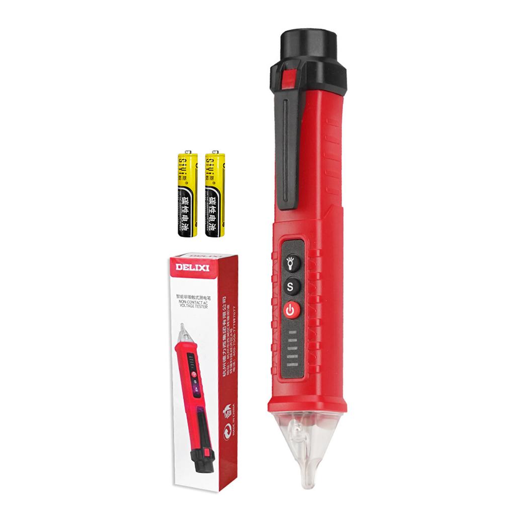Digital Voltage Tester 90-1000V Multifunctional Pen Tester with Sound Light Alarm Live/Null- Wire Judgment for Household