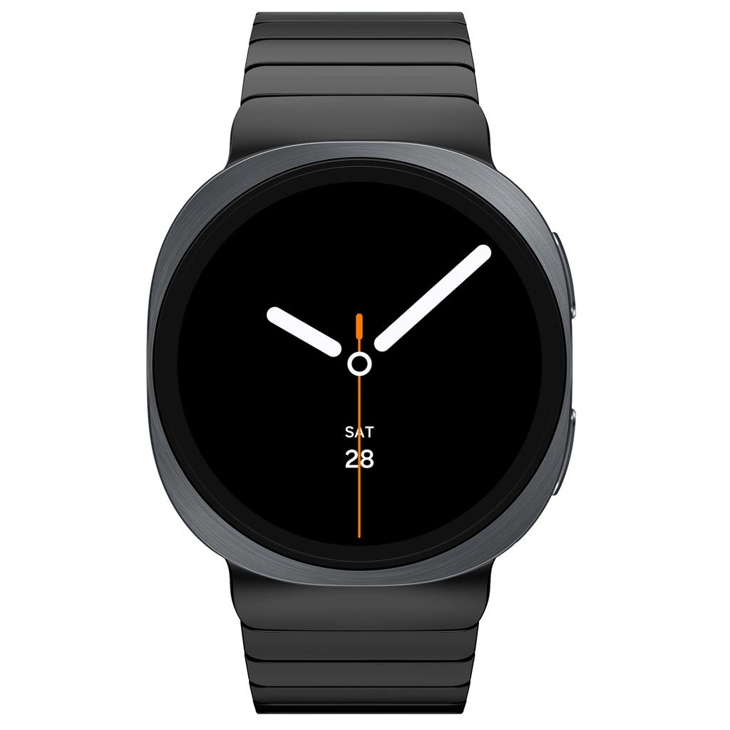 Watch Band for Samsung Galaxy Watch8 44mm/40mm/Watch8 Classic 46mm 1-Bead Bamboo Link Stainless Steel Strap