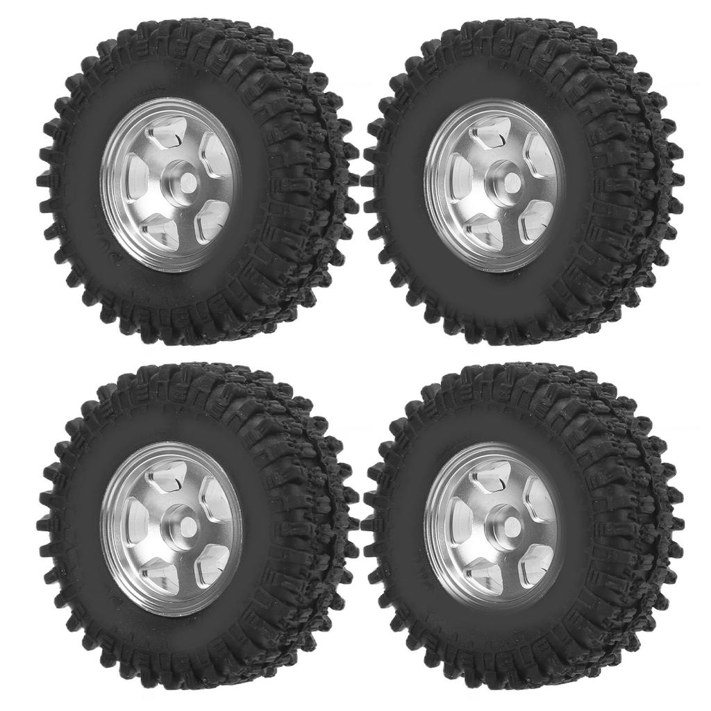 4pcs 1Celsius24 RC Climbing Tires 5 Claw Rock Climbing Tires for  Al SCX24  00002 for SCX24  00001 for SCX24  90081