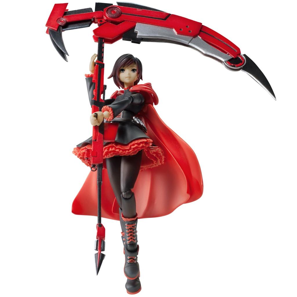 Super Action Statue RWBY PVC ABS Painted Movable Figure "Ruby Rose" &