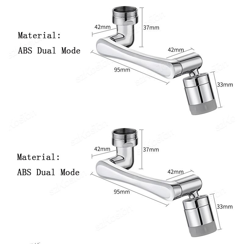1080 Degree Swivel Faucet Aerator Mixer Tap Extender Adapter Attachment Water Nozzle Adjustable Kitchen Sink For Home Accessory