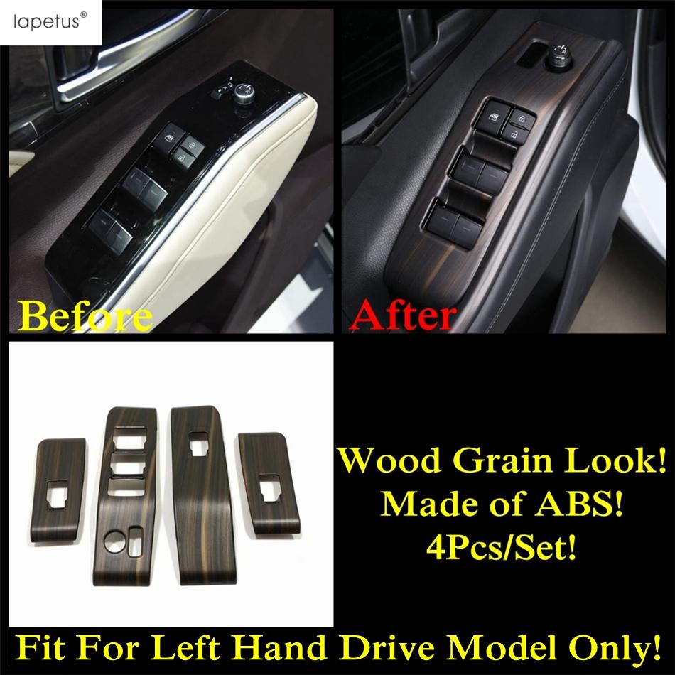 Car Door Armrest Window Glass Lift Switch Panel Control Frame Cover Trim For Toyota Highlander / Kluger  - 2025 Accessories