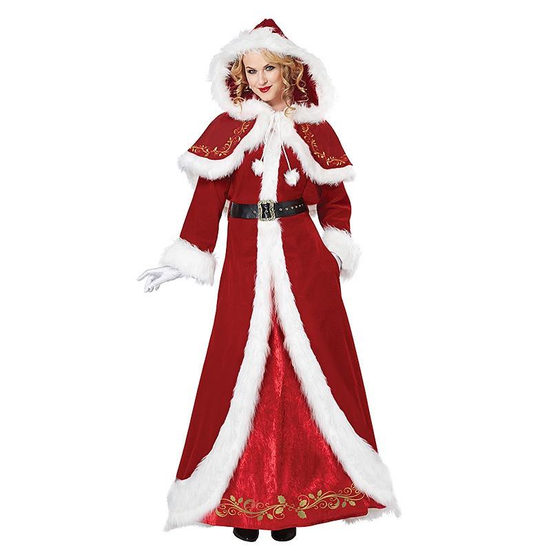 

Новое, Рождественская одежда, женское платье Санты большого размера для взрослых. average size