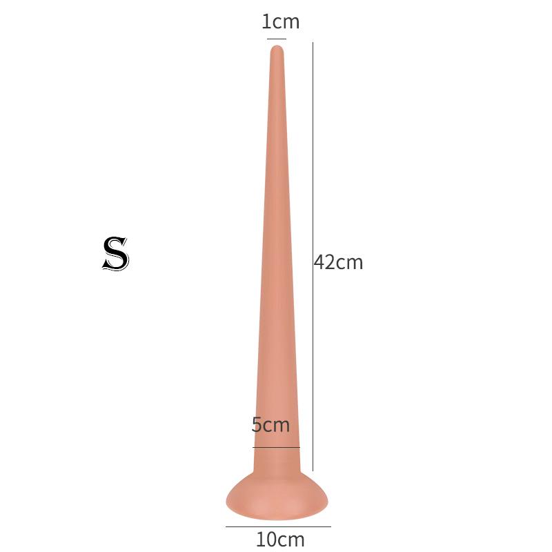 Silikonový anální kolík ocasní anální dilatátor Sexuální hračky pro dospělé Big Dildo s Sucker Fisting Realistický penis Gay BDSM Pegging Slave