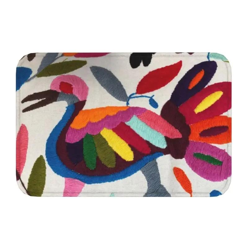 Day Of The Dead Kitten Cat Sugar Skull Front Floor Door Entrance Mats Outdoor Mexican Halloween Floral Doormat Garden Carpet Rug
