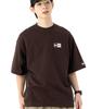New Era Short Sleeve Oversized Burnt Wood White Oversized Cotton Tee Box Logo T-Shirt S/S