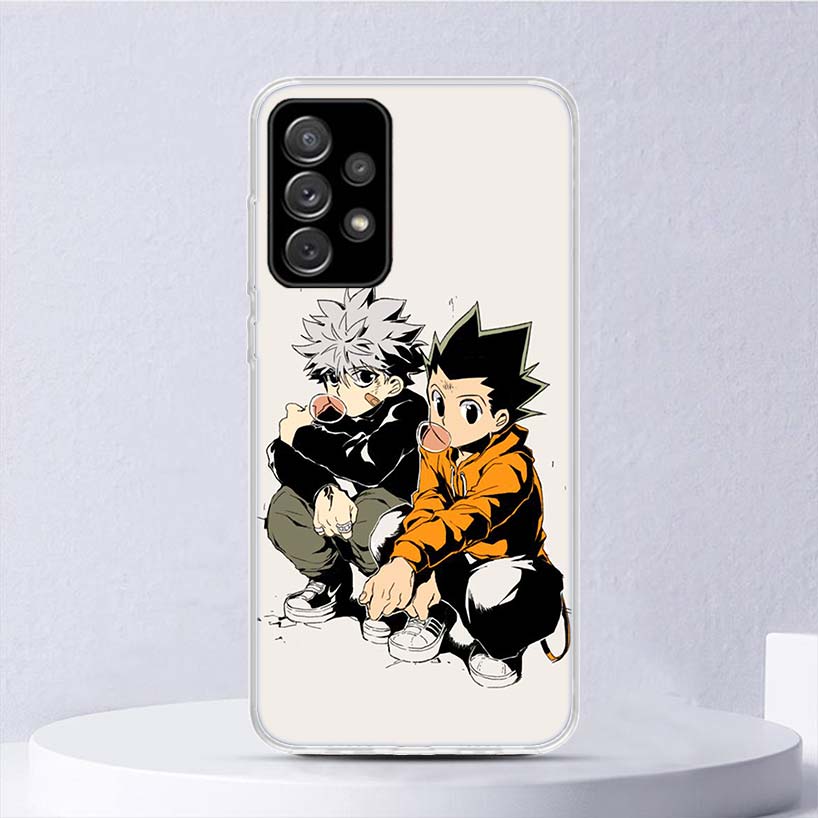 Custodia Morbida Anime Hunter X Hunter Per Samsung Galaxy A52 A53 A32 A22 A12 5G Cover Telefono A33 A23 A13 A72 A73 A02S A03S A42 Coque Sh