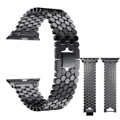 Strap for Apple Watch Ultra 49mm 10 9 8 7 6 45mm 41mm Watch Band for IWatch 44mm 40mm 42mm 46mm Fish Scale Stainless Steet Bracelet