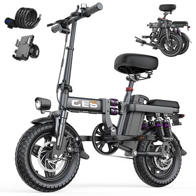 Toofly Bicicletta Elettrica GE5 EU per Adulti Motore 250W Batteria 48V 15AH Bici Elettrica Pieghevole Perfetta per l'Uso Quotidiano in Città e per l'Uso all'Aperto