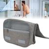 Men Business Foldable Travel Toiletry Bag Large Capacity Waterproof Hanging Toiletry Bag Grey