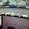 4-10 Pcs Cute Kitten Decoration Creative Sleeping Cat Doll Home Ornaments Toys Cat Car Micro Landscape Decoration Adorable Gifts