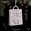 Pink Glitter Snowflake, Candy, Bow Christmas Tree Decoration Light Luxury Christmas Hanging Pendant