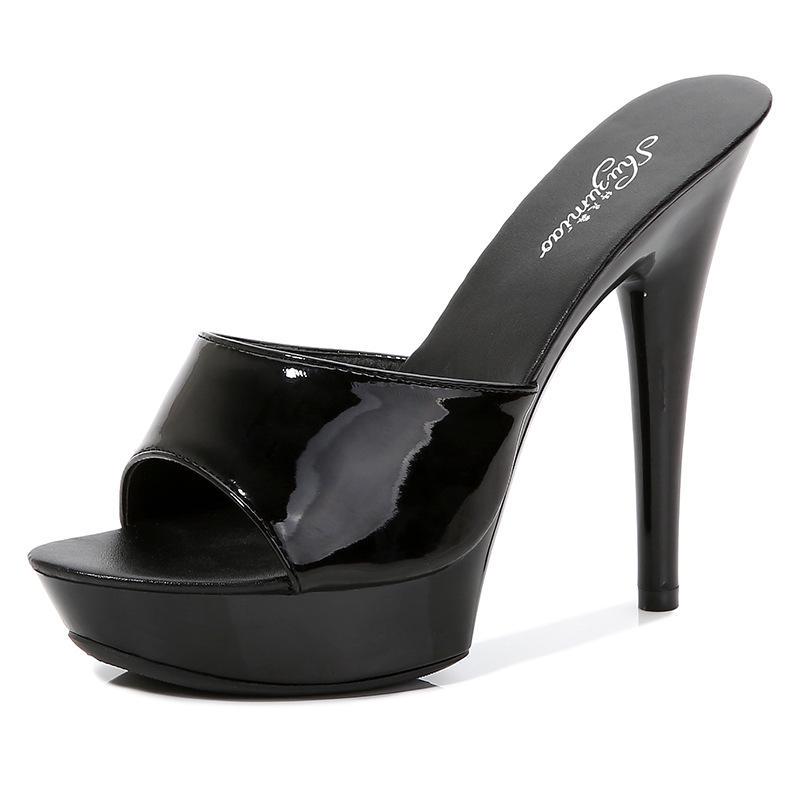 Damesschoenen Sandalen Buitenpantoffels Hoge hakken 13 cm Sexy Hoge Platform Stiletto Dames Feestschoenen