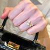 Vintage Style Golden Starlight Starry Ring Across The Sky Is Versatile for Commuting Meteor Showers and Five-pointed Star Women's Diamond Ring