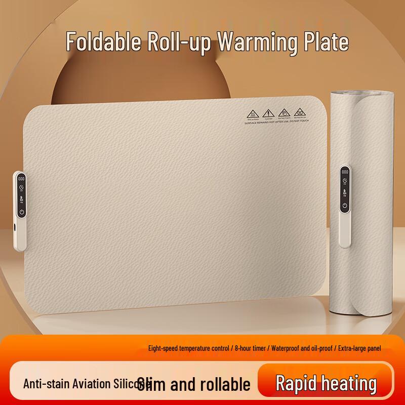 ZISIZ Foldable Food Warming Plate