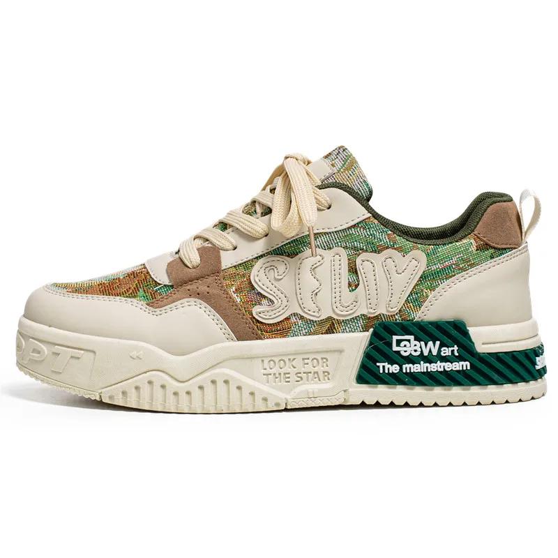 

Весна 2024 года, новые туфли на плоской подошве со шнуровкой, модная повседневная обувь с неглубоким носком, удобная износостойкая резиновая подошва, разноцветная обувь для мужчин 44